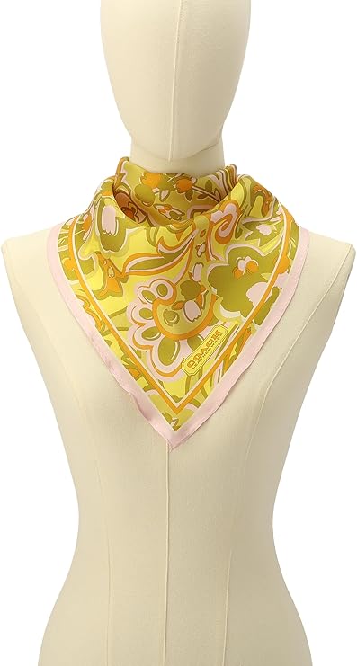 Coach womens Andrea Paisley Printed Silk Triangle4